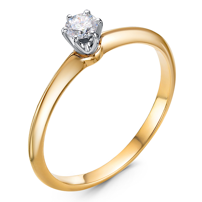 Кольцо, золото, бриллиант, БР111803л